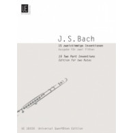 Bach J.s. Inventions A 2 Voix Flutes