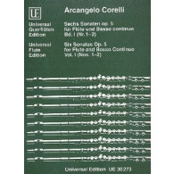 Corelli A. Sonatas OP 5 Vol 1 Flute