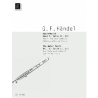 Haendel G.f. Water Music Suite II et Iii Flute