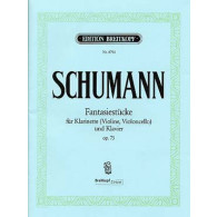 Schumann R. Pieces de Fantaisies OP 73 Clarinette