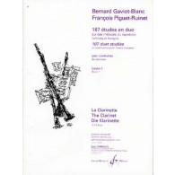 GAVIOT-BLANC B. 167 Etudes en Duo Vol 1 Clarinettes