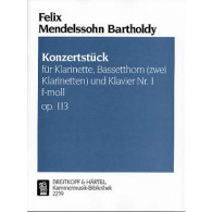 Mendelssohn F. Konzerstuck N°1 OP 113 Clarinettes