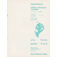 Gounod C. 6 Pieces Melodiques Originales Vol 1 Cor