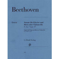 Beethoven L.v. Sonate OP 17 Cor