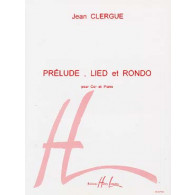 Clergue J. Prelude Lied Rondo Cor