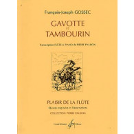 Gossec F.j. Gavotte et Tambourin Flute