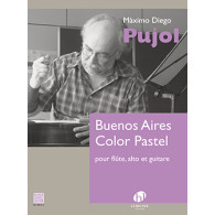 Pujol E. Bueno Aires Color Pastel Flute Alto Guitare