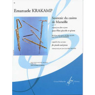 Krakamp E. Souvenir DU Casino de Marseille OP 187 Flute Piccolo