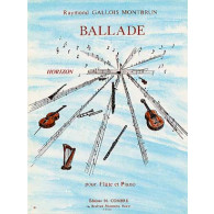 GALLOIS-MONTBRUN R. Ballade Flute