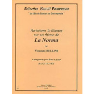 Bellini V. Variations Sur UN Theme de la Norma Flute