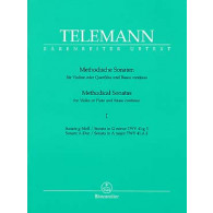 Telemann G.p. Methodical Sonatas Vol 1 Flute