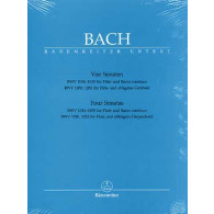 Bach J.s. 4 Sonates Flute