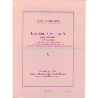 le Monnier Y. Lecture Simultanee Vol 3