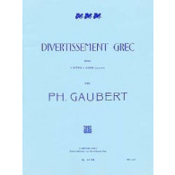 Gaubert P. Divertissement Grec Flutes