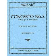Mozart W.a. Concerto N°2 RE Majeur Flute