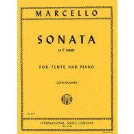 Marcello B. Sonate FA Majeur Flute