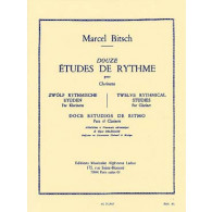 Bitsch M. 12 Etudes de Rythme Clarinette