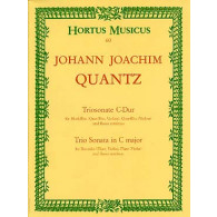 Quantz J.j. Trio Sonate C Dur Flutes OU Violons