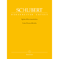 Schubert F. Spate Klavierstucke Piano