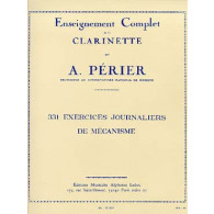 Perier A. 331 Exercices Journaliers de Mecanisme Clarinette