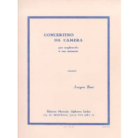 Ibert J. Concertino DA Camera Saxo Alto