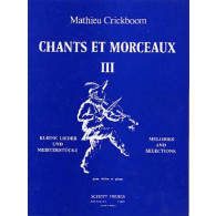 Crickboom M. Chants et Morceaux Vol 3 Violon