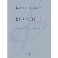 Beffa K. Rhapsodie Violoncelle