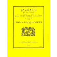 Boismortier J.b. Sonate OP 26 MI Mineur Violoncelle