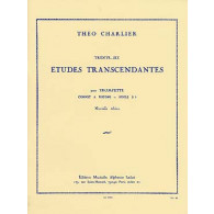Charlier T. 36 Etudes Transcendantes Trompette OU Cornet