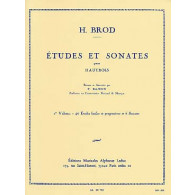 Brod H. Etudes et Sonates Vol 1 Hautbois