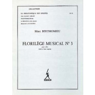Berthomieu M. Florilege Musical N°3 Alto