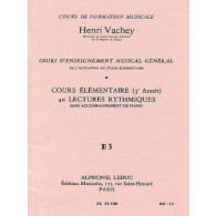 Vachey H. 40 Lectures Rythmiques E3