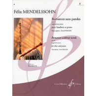 Mendelssohn F. Romances Sans Paroles OP 38 Vol 3 Hautbois