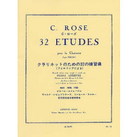 Rose C. 32 Etudes Clarinette