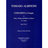 Albinoni T. Concerto A Cinque OP 9 N°5 Hautbois
