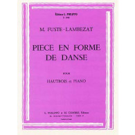 FUSTE-LAMBEZAT M. Piece en Forme de Danse Hautbois