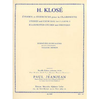 Klose H.e. Exercices Journaliers Clarinette