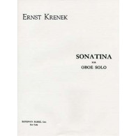 Krenek E. Sonatina Hautbois Solo