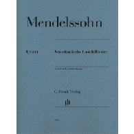 Mendelssohn F. Venetionische Gondellieder Piano