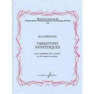 Gotkovsky I. Variations Pathetiques Saxo
