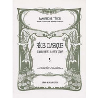 Pieces Classiques Vol 5 Saxo Tenor