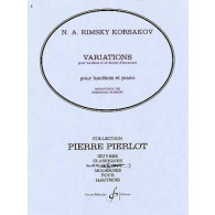 RIMSKY-KORSAKOV N. Variations Hautbois