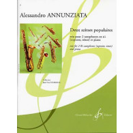 Annunziata A. Scenes Populaires 2 Saxophones Sib