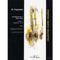 Paganini N. 24 Caprices OP 1 Vol 1 Saxo Solo