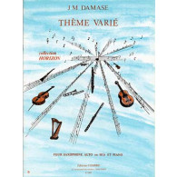Damase J.m. Theme Varie Saxo Mib