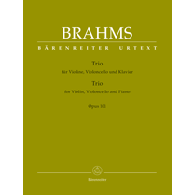 Brahms J. Trio OP 101 Violon Violoncelle Piano
