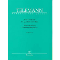 Telemann G.p. 12 Fantaisies Flute