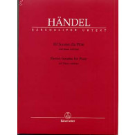 Haendel G.f. 11 Sonates Flute Piano