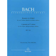 Bach J.s. Concerto Bwv 1043 2 Violons et Piano