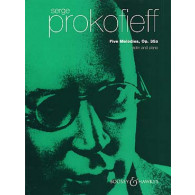 Prokofiev S. 5 Melodies OP 35A Violon
